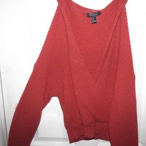 Red forever 21 sweater